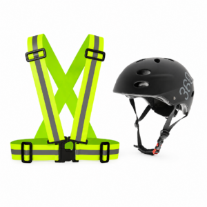 Oferta Casco + Chaleco Reflectante (Obligatorio)